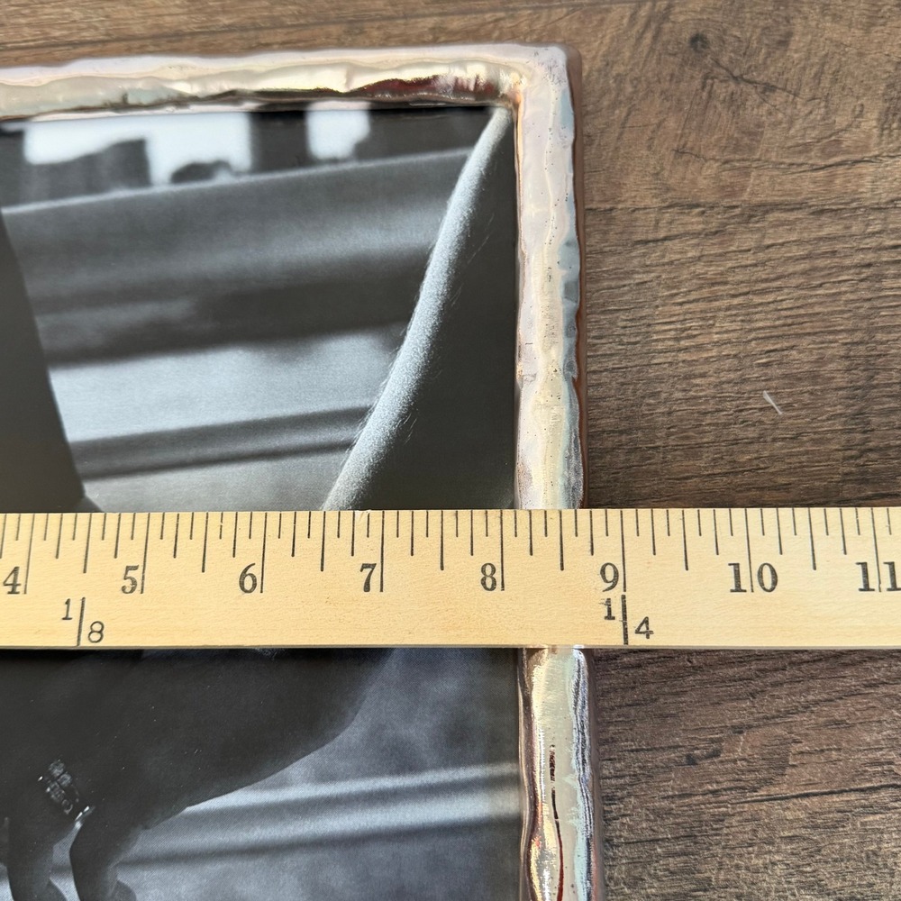 Handmade Artisan Hand In Hand Photo Frame  8x10 Silver - Picture 5 of 11
